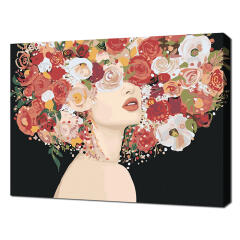 에코솔 DIY명화 슬라브 여인의 꽃 4050 21색