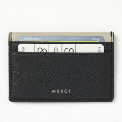 merci 카드지갑 블랙베이지 