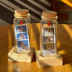 커스텀 유리병 사진 편지 주문제작 선물 (풀세트)