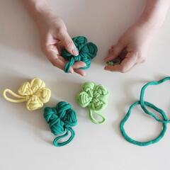 양말목 네잎클로버 키링 만들기 DIY 키트 5종 클로버