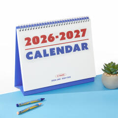 2026 블루 2년 탁상달력 
