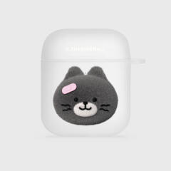 bad hey cat face [반투명 에어팟케이스 시리즈]