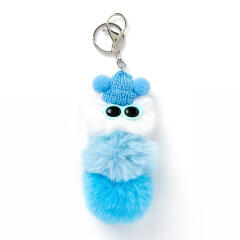 모자쓴 먼지키링 블루 