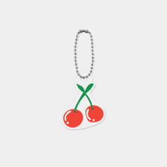 red cherry 아크릴키링