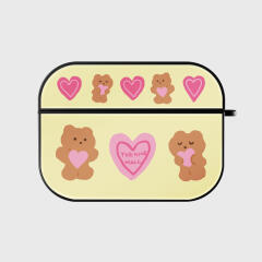 pink heart gummy pattern [bumper 에어팟케이스 시리즈]