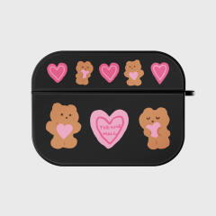 pink heart gummy pattern [bumper 에어팟케이스 시리즈]