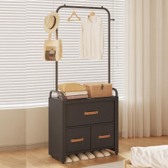 시스템 옷장 수납 선반 스탠드 행거 옷걸이 헹거