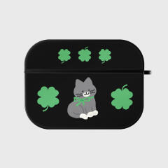 clover hey cat pattern [bumper 에어팟케이스 시리즈]