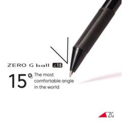 [제로지볼] 제로지볼 15도 블랙 볼펜 (0.38/0.5/0.7/1.0mm)