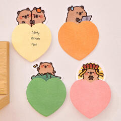 아트필드 카피바라 하트 점착 메모지