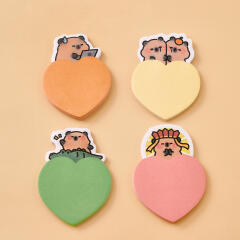 아트필드 카피바라 하트 점착 메모지