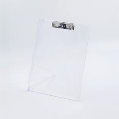 문화 스탠딩 투명 클립보드 A4 F915N-71 낱개 투명