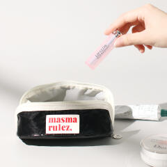 180도 Hapoom pencil cosmetic pouch _ 글리터리 블랙