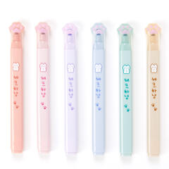 고양이 발바닥 형광펜 세트(6색)