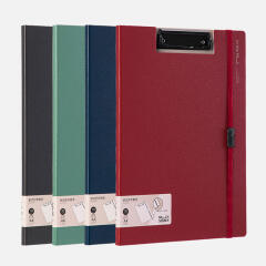 누사인 고정스트랩 커버 덮개 클립보드 A4 파일철