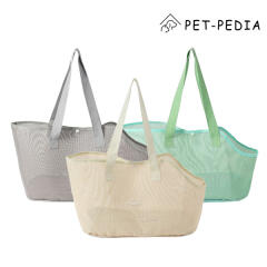 [펫피디아] 메쉬 반려동물 숄더백 이동가방 3color