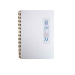 밀크PP 스프링 노트 (A4 좌철 코넬 80매 옥스포드)