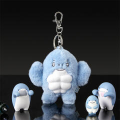 복근보스 미니키링