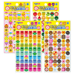 [종이나라] 칭찬스티커 (10종 택1)