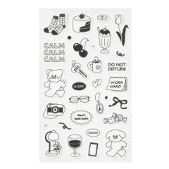 오해피데이 글리터스티커 