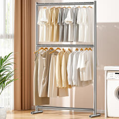 스텐레스 스탠드 행거 옷걸이 이동식 옷장 철제 헹거