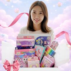 캐치 티니핑 하츄핑 문구 학용품 세트 2종 (베이직)