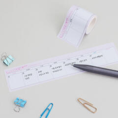 위클리 플랜 메모롤 점착메모지 (40x180mm 이지컷)