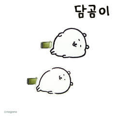 누운 담곰이 헤어핀 