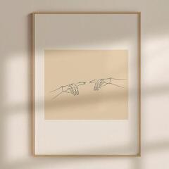The Beginning (A2사이즈 액자) 카페 인테리어 디자인