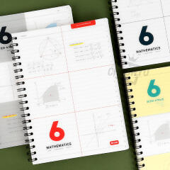 [쓰임&끌림] 심플 6칸 수학연습장 (랜덤발송)