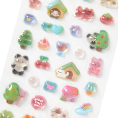 고양이 입체스티커 