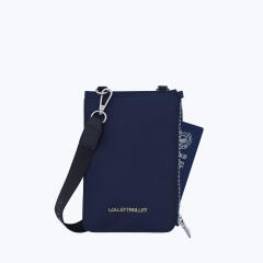 RFID 차단 여권 폰 파우치 네이비