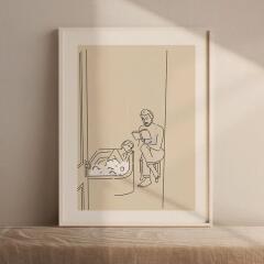 The Reade 액자 그림 거실 인테리어 카페 일러스트 그림