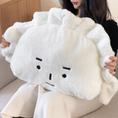 귀여운 무표정 대왕만두 인형 쿠션 베개 바디필로우
