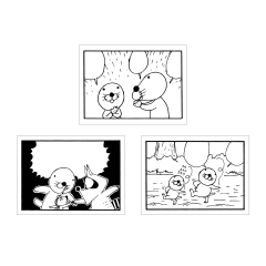 [보노보노] 말풍선 메세지카드