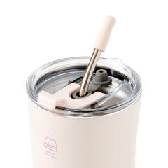 빨대형 텀블러 핑크540ml 