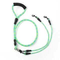 멀티독 더블 리드줄(1.5M) (블랙그린)