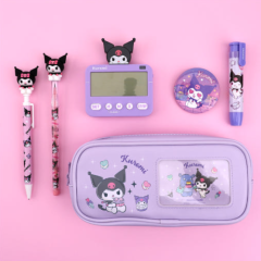 산리오 포카홀더 필통 (시나모롤/쿠로미)