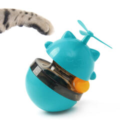 프로펠러 오뚝이 간식볼(블루그린) (S-2)