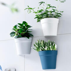 무타공 접착 벽걸이 스탠드 화분 받침대 진열대