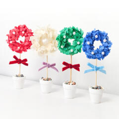 프리저브드 플라워 수국 도넛링 화분 만들기 DIY키트