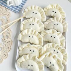 초절정 귀여운 만두 인형 음식 키링 하찮은 만두만두