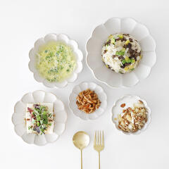 순백 1인 그릇 세트 5P