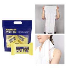 리르 원데이 포켓 타월(15개입)/압축타월,빅사이즈