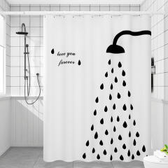 빌로위 샤워기 욕실 방수 샤워커튼