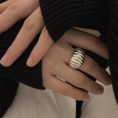 [925silver] Combed ring