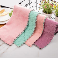 벨벳 극세사 양면 요술행주/매직행주 10매 25x25