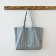 Milky eco bag_dusty sky