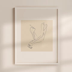 The Thinker - 인테리어 액자/디자인 포스터 (A2사이즈)