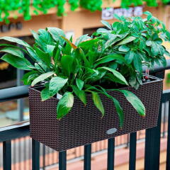 베란다 난간 걸이 화분 바스켓 진열 정리 선반